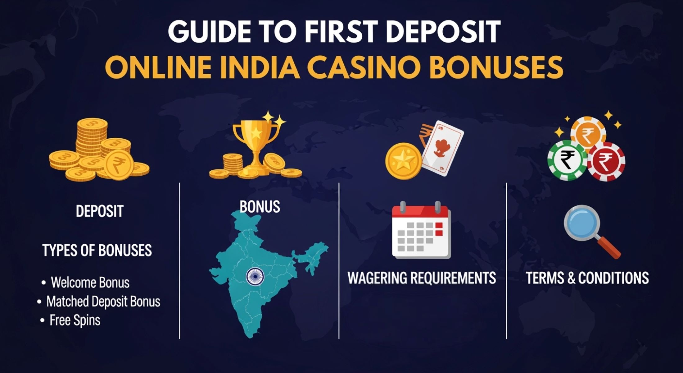 Guide to First Deposit Casino Bonuses
